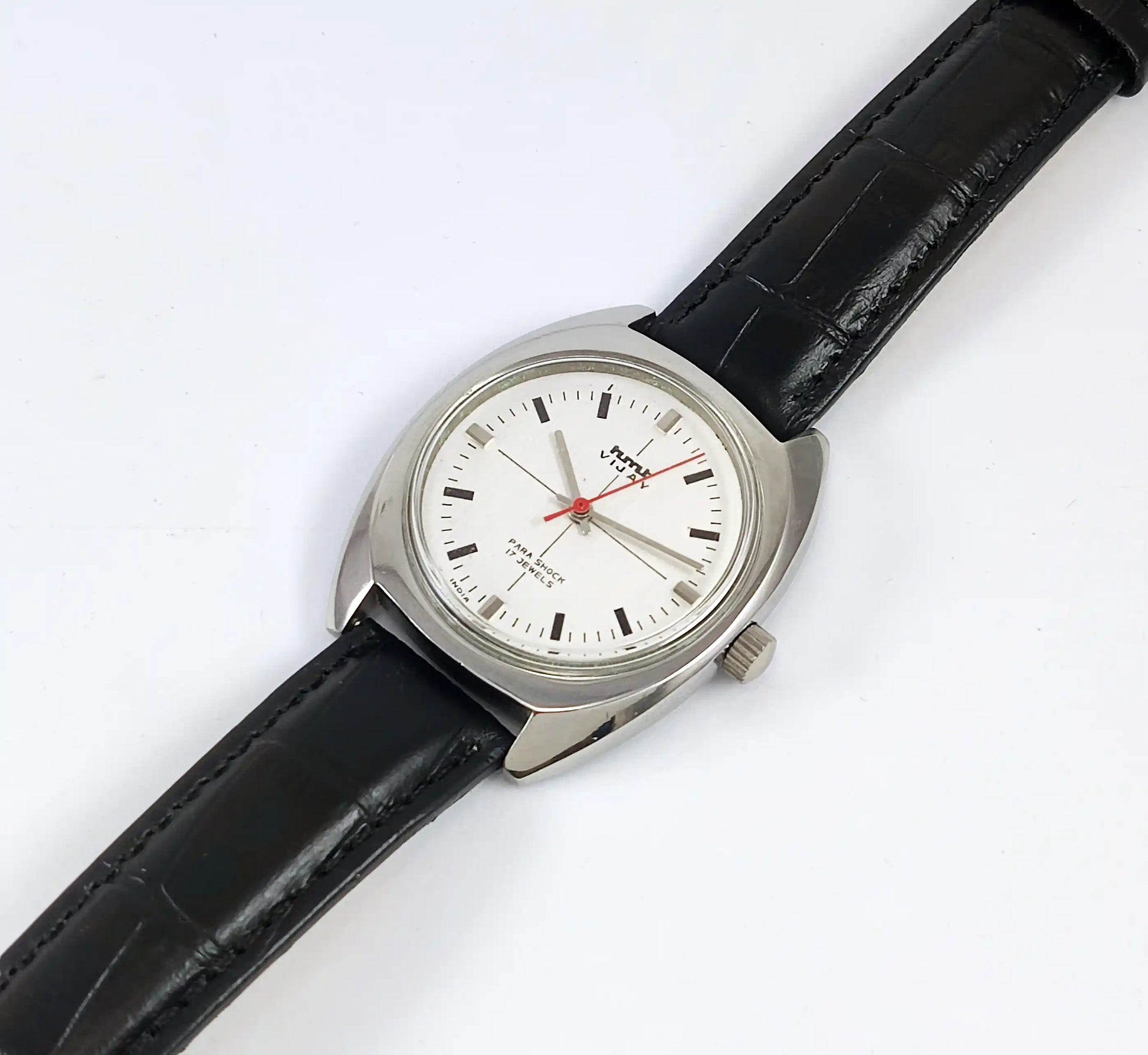 HMT Vijay Para Shock 17 Jewels Gray Dial Handwinding - Discover-Diamonds