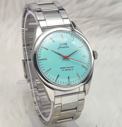 HMT Janata Black Dial Devanagari indices 17 Jewels Handwinding Men's Watch
