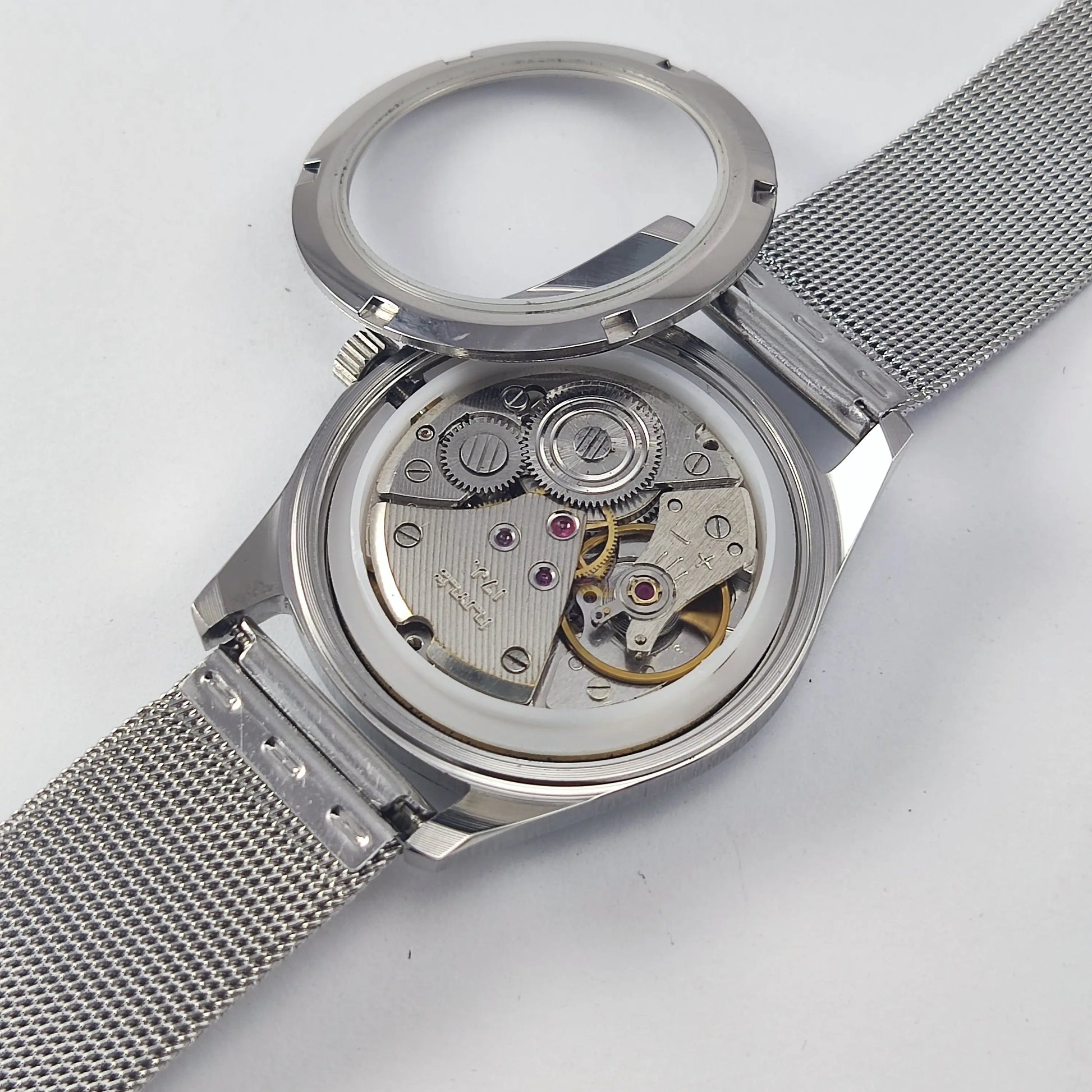 Hmt Stainless Watch Case HMT Janata Para Shock 17 Jewels Black