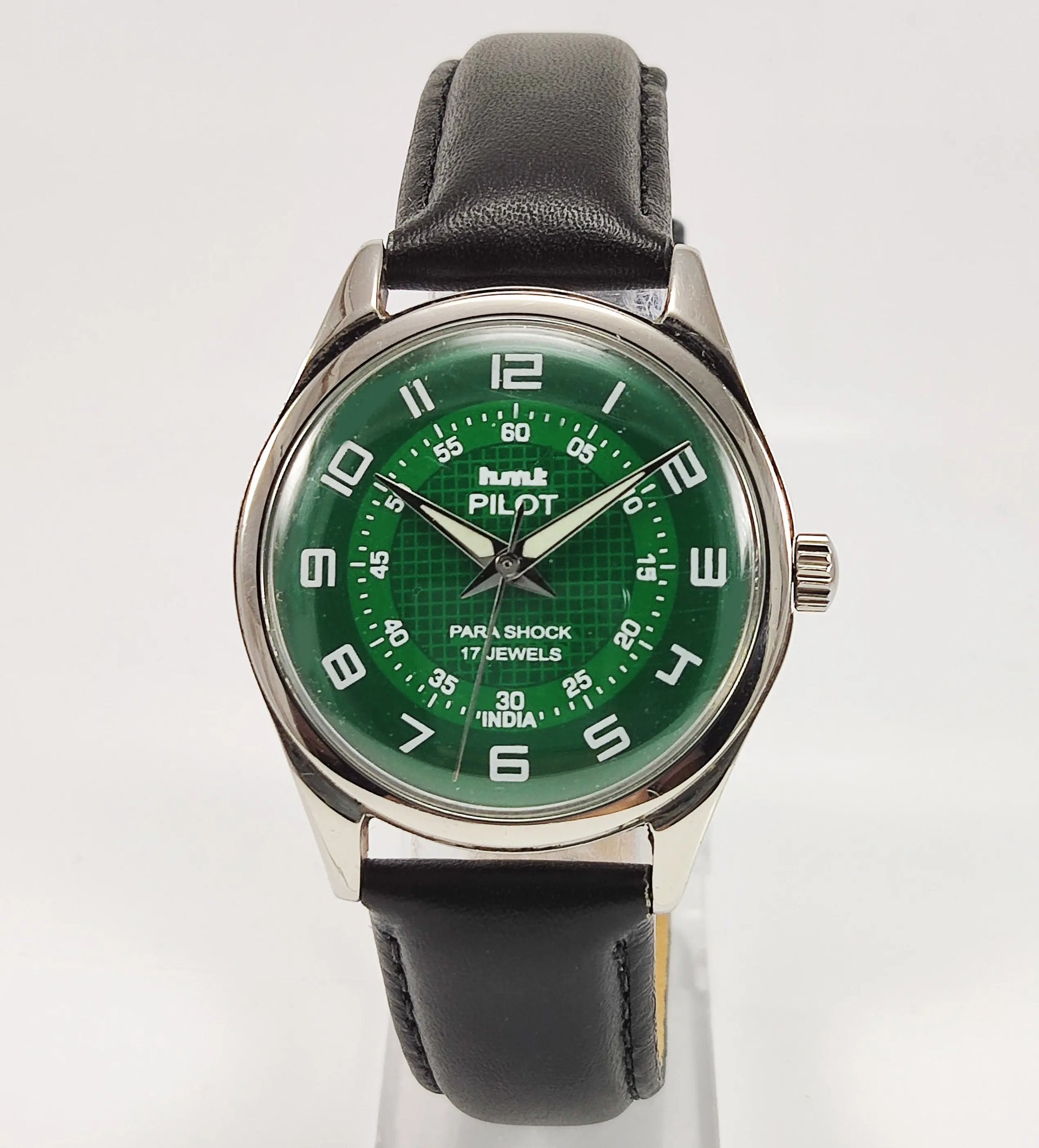 Hmt Pilot Watch Green HMT Pilot Beautiful Wrist Watch AZ-3724