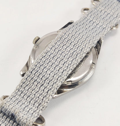 HMT Janata Para Shock 17 Jewels Sky Blue Dial Radium Hands Mechanical Hand winding Men's Wrist Watch - Discover-Diamonds