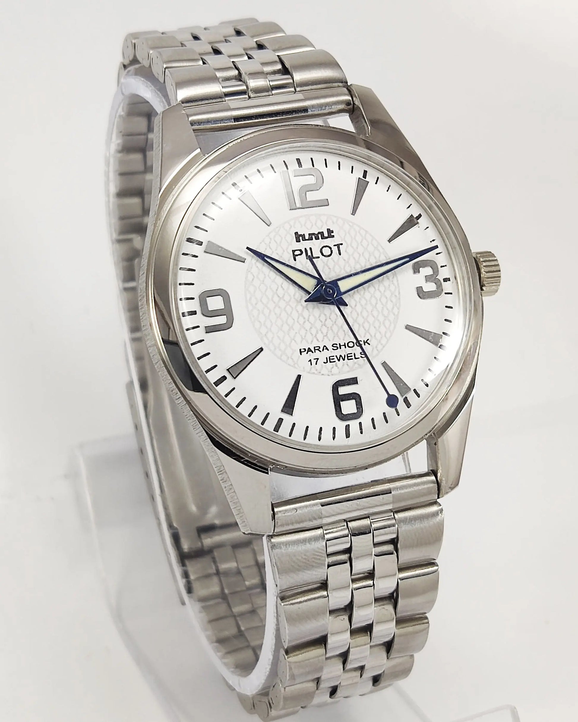 Pilot Watch Hmt Pilot Grey Hmt Pilot Blue Hands – Watch It Move