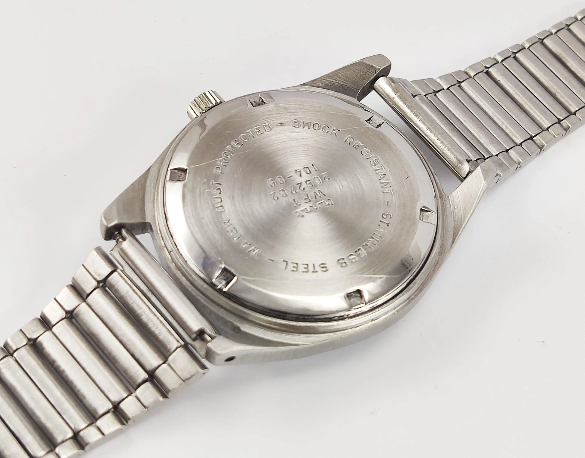 HMT Pilot Para Shock 17 Jewels Black Dial Mechanical Hand winding Men's Wrist Watch - Discover-Diamonds