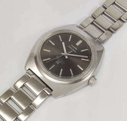 HMT Kohinoor Para Shock 17 Jewels Gray Dial Mechanical Hand winding Men's Wrist Watch - Discover-Diamonds