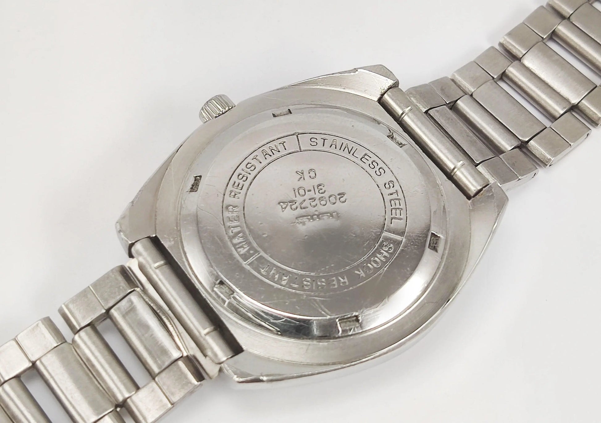 HMT Kohinoor Para Shock 17 Jewels Gray Dial Mechanical Hand winding Men's Wrist Watch - Discover-Diamonds