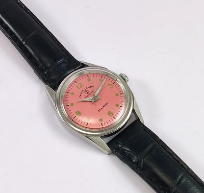 Favre Leuba Geneve Sea King Dark Pink Dial Women's Watch 101 Discover-Diamonds
