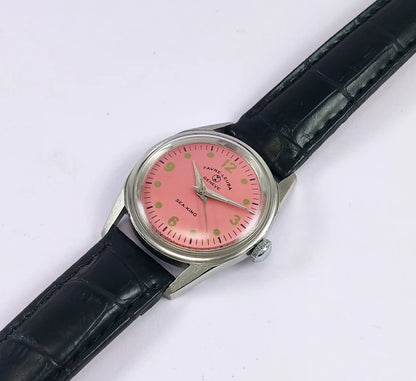 Favre Leuba Geneve Sea King Dark Pink Dial Women's Watch 101 Discover-Diamonds