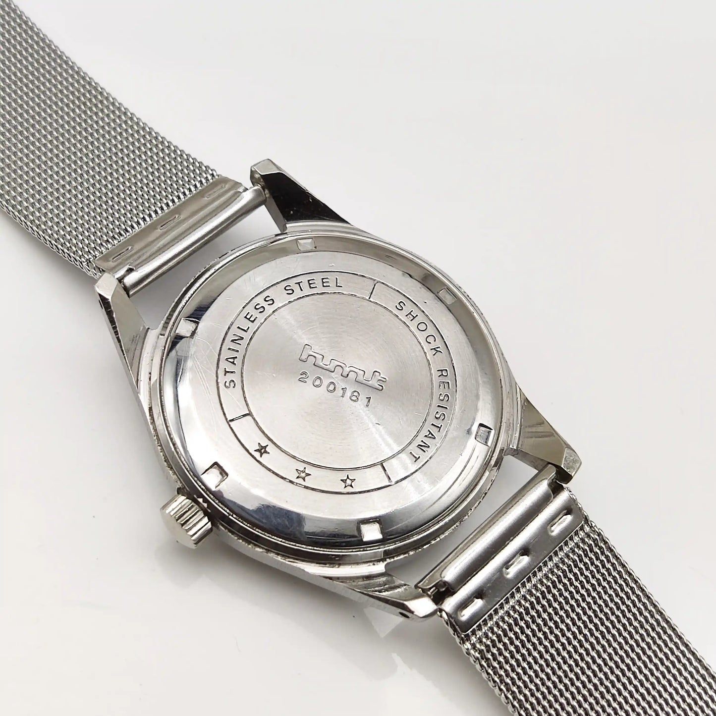 HMT Janata Greenish Devanagari 17 Jewels Handwinding Watch