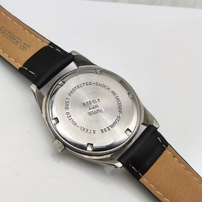 HMT Janata White Dial 17 Jewels Handwinding Watch English Numerals
