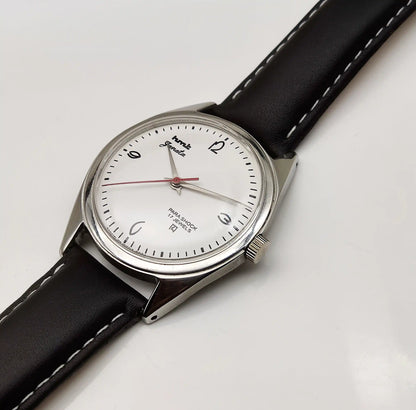 HMT Janata White Dial 17 Jewels Handwinding Watch English Numerals
