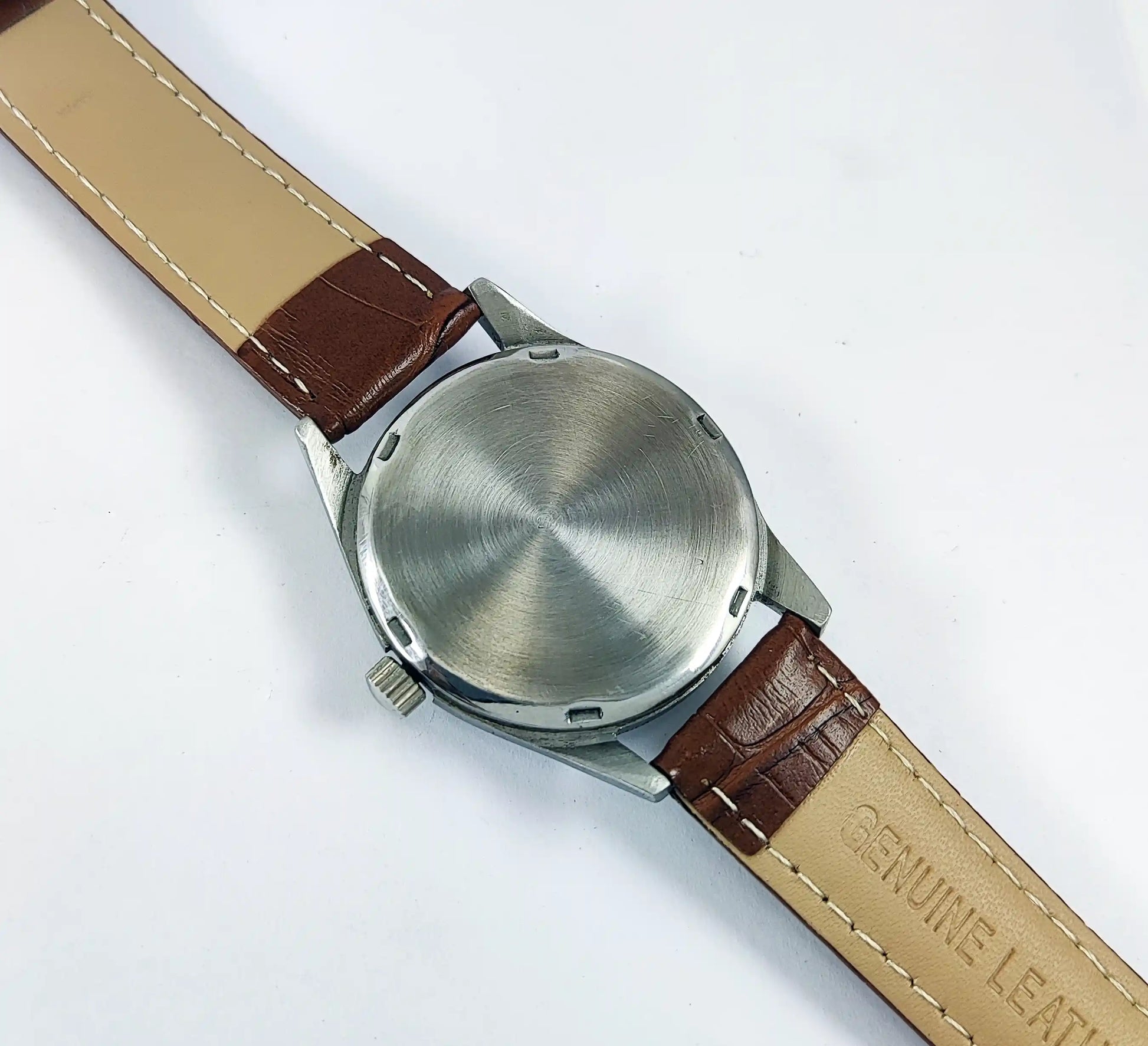 LANCO Silver Dial 17 Jewels Shock Proof Swiss Made Handwinding Discover-Diamonds