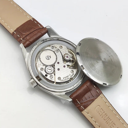 Lanco Men's Watch 17 Jewels Silver Dial with Stick Indices
