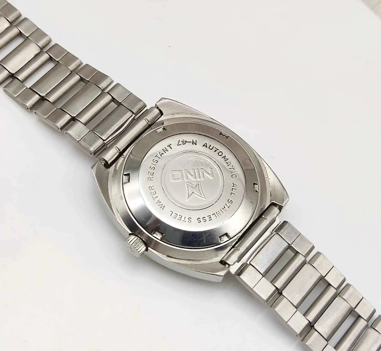 Nino Automatic 17 Jewels Gray Dial Stick Indices 2066