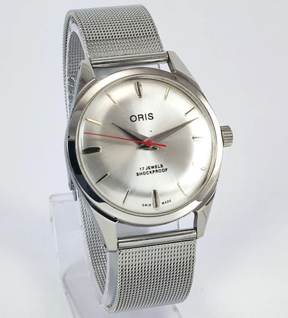 LANCO 17 Jewels Shock Proof Silver Dial Swiss Made Handwinding Discover-Diamonds