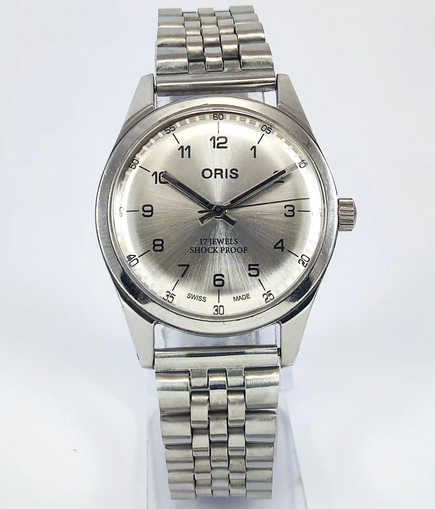 ORIS 17 Jewels Shock Proof Silver Dial Swiss Made Handwinding ST96 Discover-Diamonds