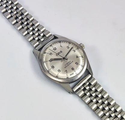 ORIS 17 Jewels Shock Proof Silver Dial Swiss Made Handwinding ST96 Discover-Diamonds