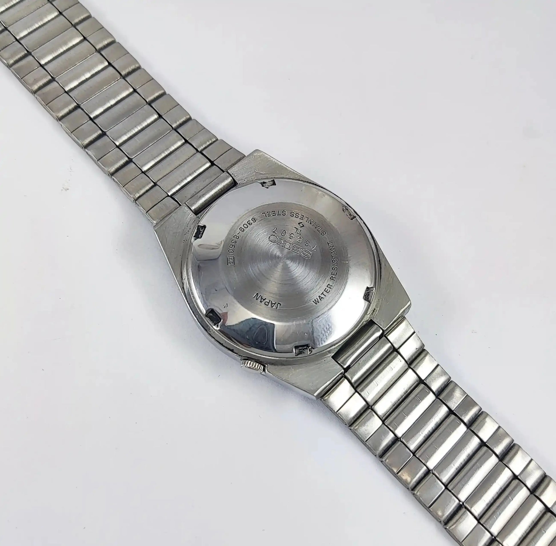 Seiko 5 Automatic 23 Jewels 6349A Turquoise Dial Discover-Diamonds Physical