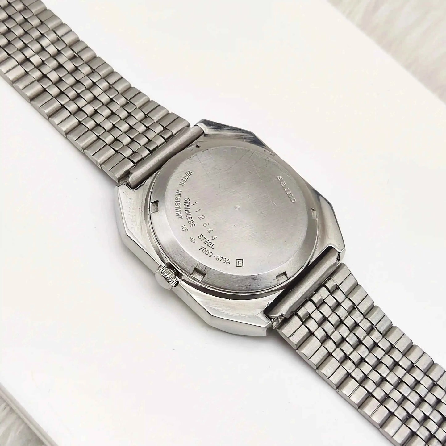 Seiko 5 Automatic Silver Dial Day Date 17 Jewels 6309A Watch