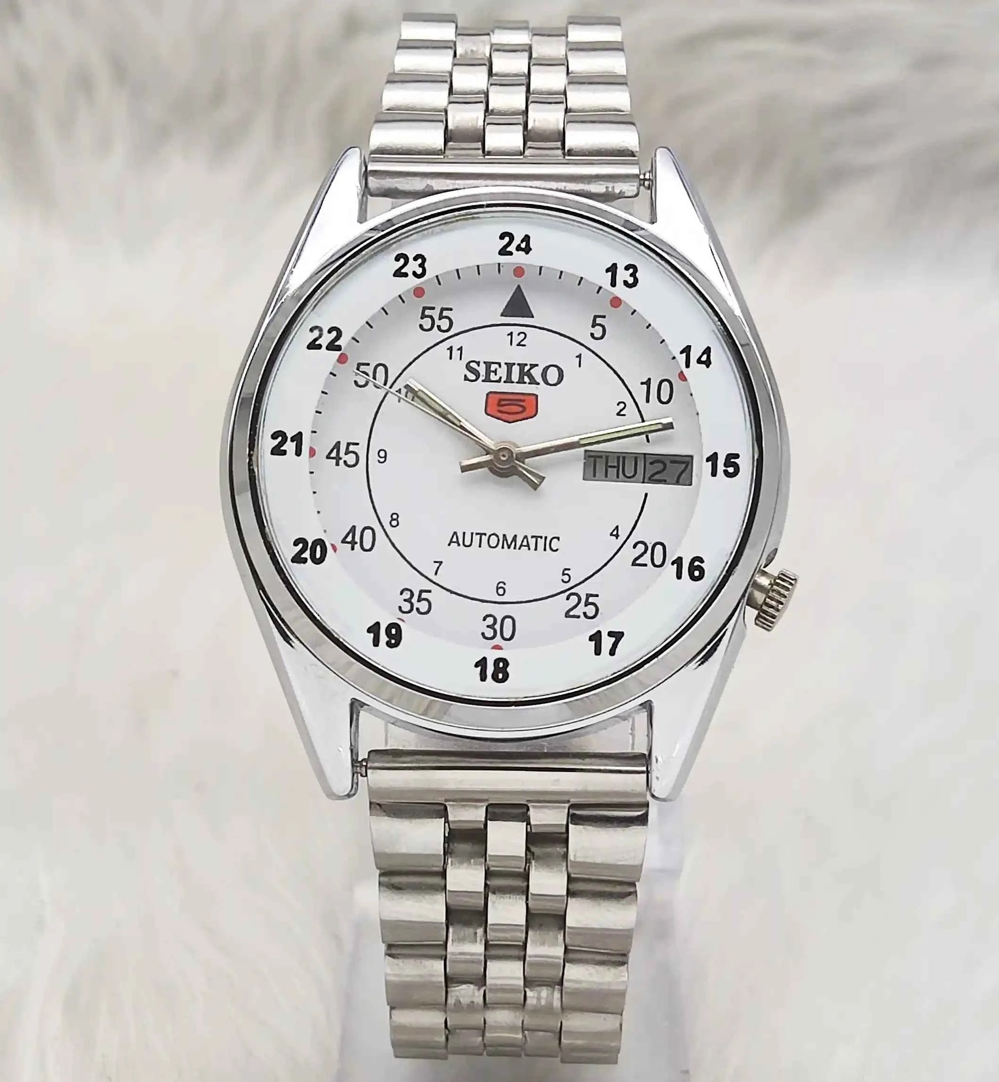 Seiko 5 Automatic Day Date With 17 Jewels 7009A Watch