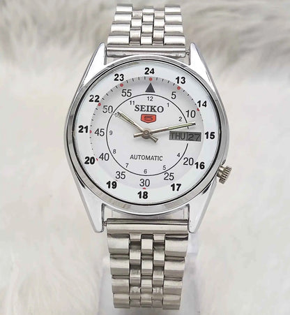 Seiko 5 Automatic Day Date With 17 Jewels 7009A Watch