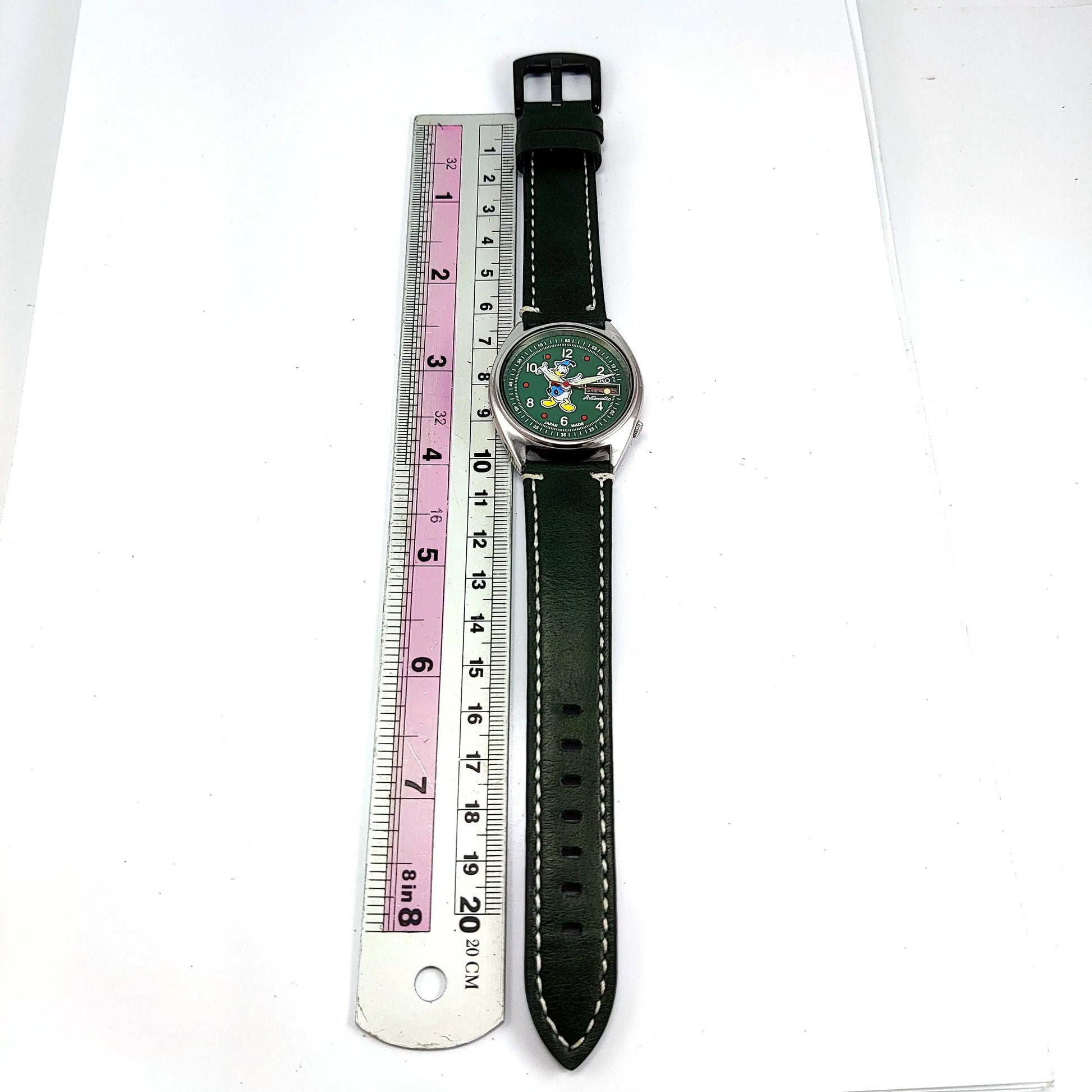 Seiko 5 Automatic-7009A 17 Jewels Day Date Green Dial Men's Mechanical Watch - Discover-Diamonds