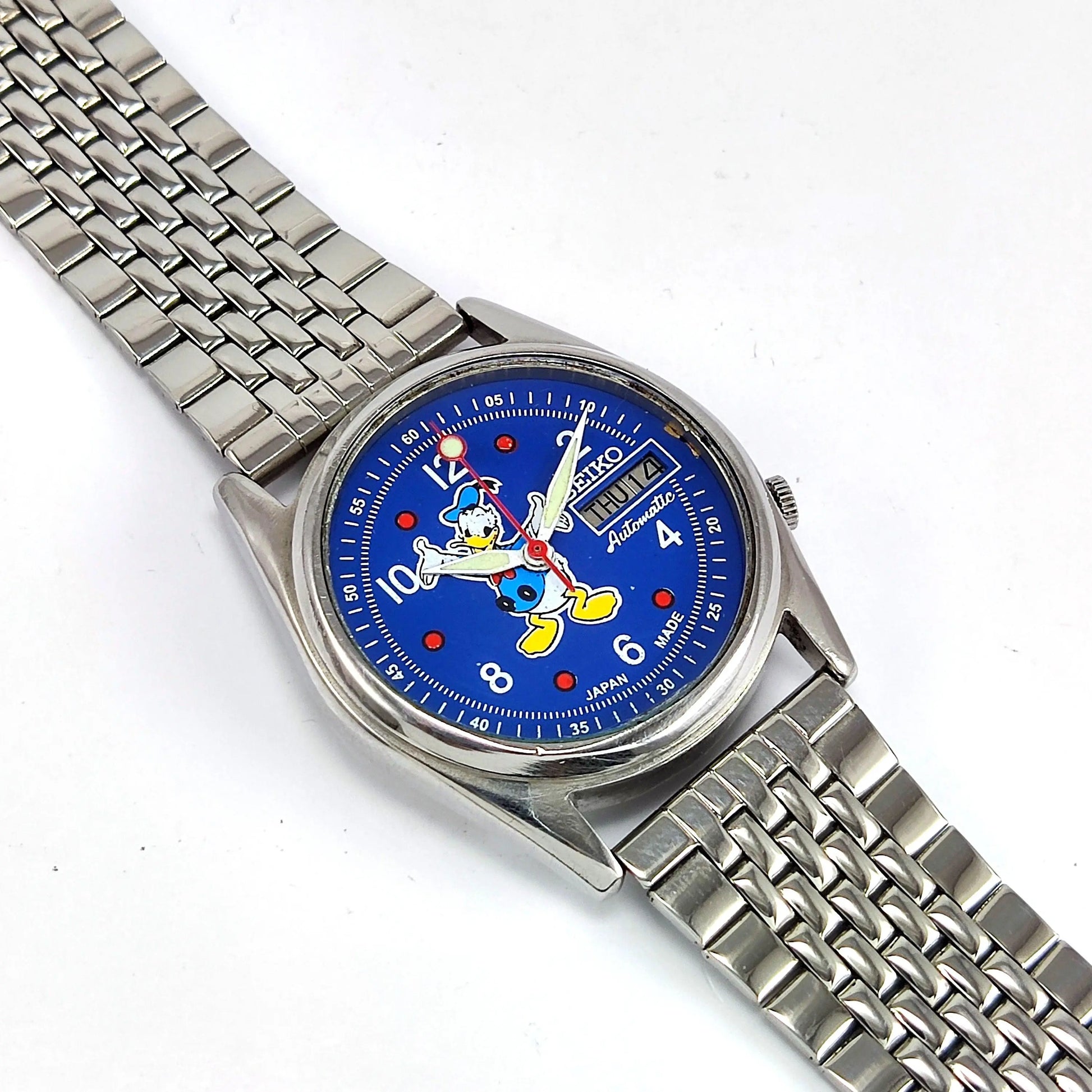 Seiko 5 Automatic-7009A Blue Dial 17 Jewels Day Date Men's Mechanical Watch - Discover-Diamonds