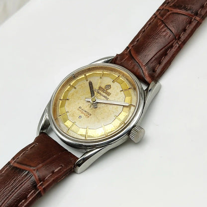 Titoni Airmaster 21 Jewels Titoflex Golden Dial Handwinding
