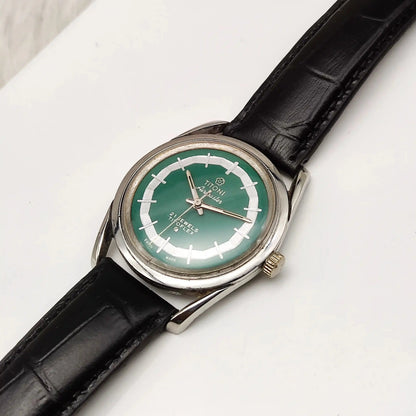 Titoni Airmaster 21 Jewels Titoflex Green Dial Handwinding Women's Watch