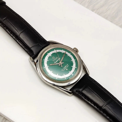 Titoni Airmaster 21 Jewels Titoflex Green Dial Handwinding Women's Watch