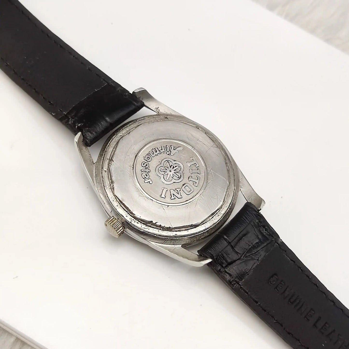 Titoni Airmaster 21 Jewels Titoflex Green Dial Handwinding Women's Watch