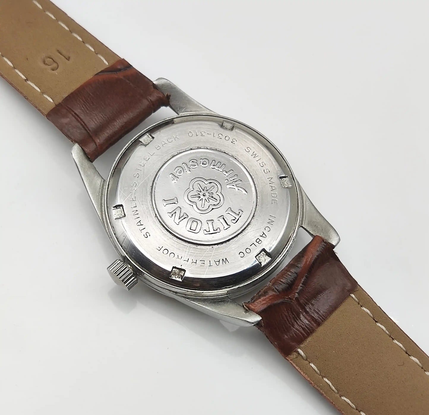Titoni Airmaster Women's Watch Golden Dial - 21 Jewels Handwinding