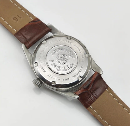 Titoni Airmaster Women's Watch Golden Dial - 21 Jewels Handwinding