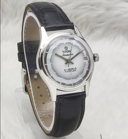 Titoni Airmaster Women's Watch Gray Dial - 21 Jewels Titoflex Handwinding