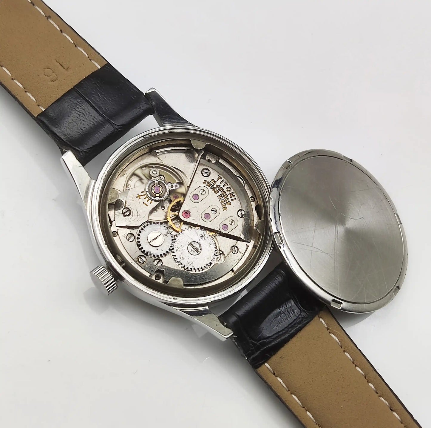 Titoni Airmaster Women's Watch Gray Dial - 21 Jewels Titoflex Handwinding
