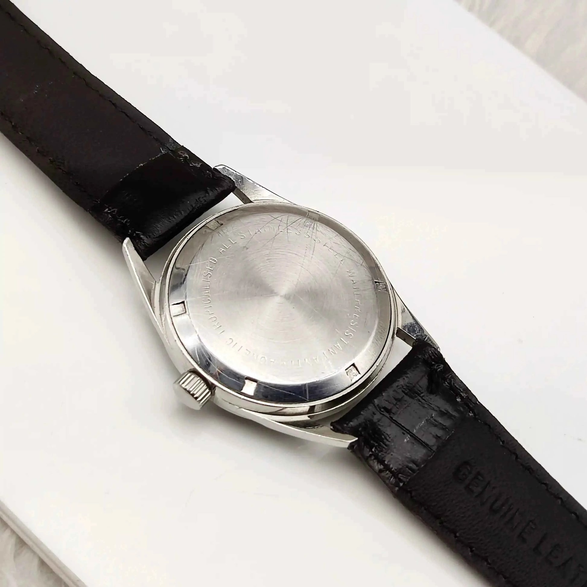 Titus 17 Jewels Incabloc Silver Dial Stick Indices Men's Watch