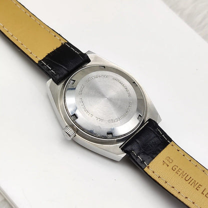 Tressa Automatic 25 Jewels Incabloc Dark Blue Stick Indices Dial Day Date 2066 Men's Watch Discover-Diamonds Physical