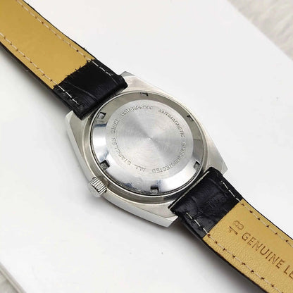 Tressa Automatic 25 Jewels Incabloc Dark Blue Stick Indices Dial Day Date 2066 Men's Watch