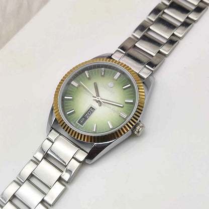 Tressa Golden Dial 17 Jewels Shock Protected Stick Indices Men's Watch
