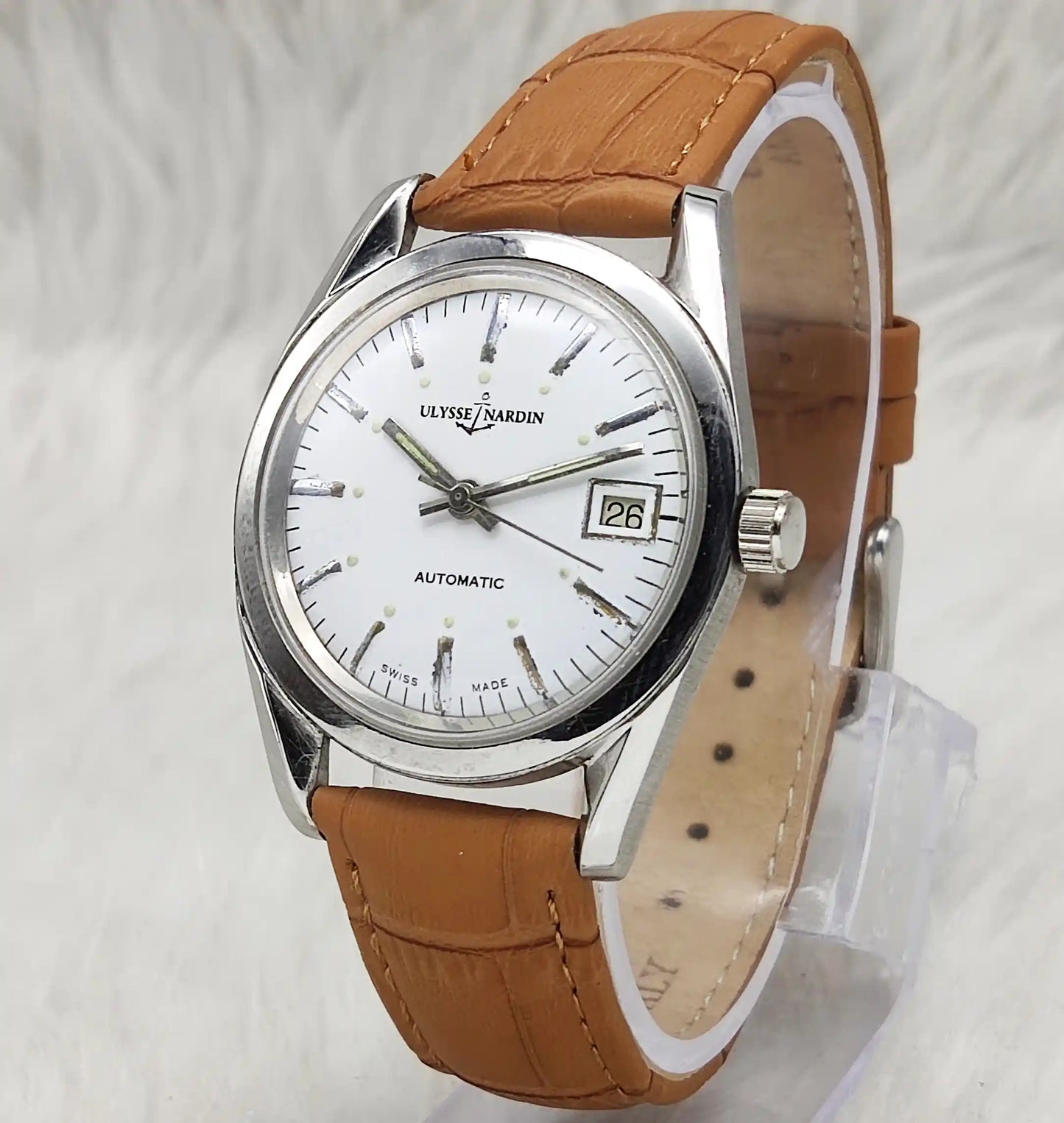 ULYSSE NARDIN Men's Watch 1700/01 Automatic Date Feature 17 Jewels