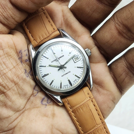 ULYSSE NARDIN Men's Watch 1700/01 Automatic Date Feature 17 Jewels