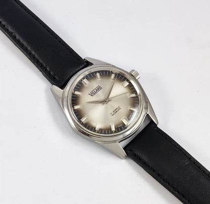 Villari Incabloc 17 Jewels Gray Dial Swiss Made Handwinding Discover-Diamonds