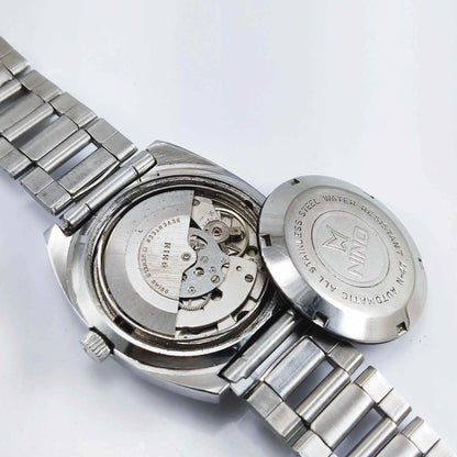 Vintage Nino Automatic Gray Dial 17 Jewels Swiss Made 2066 Discover-Diamonds