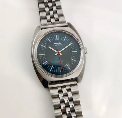 HMT Avinash Bluish Stick Indices Dial 17 Jewels Men's Watch for Timeless Style