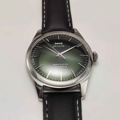 HMT Janata Handwinding Watch - Apple Green Dial