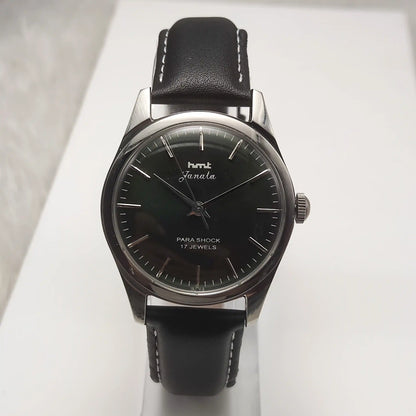 HMT Janata Handwinding Watch - Apple Green Dial