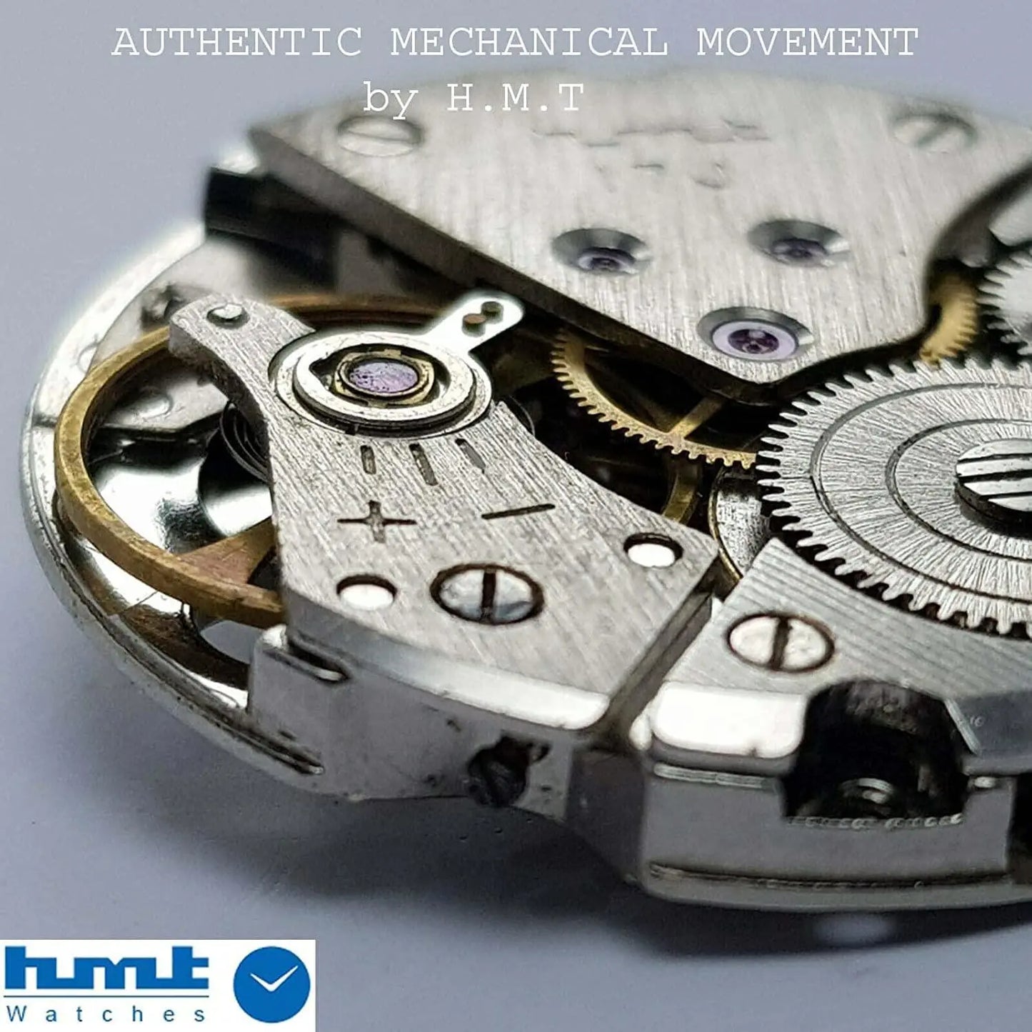 HMT Night Glow Yellow Dial Para Shock 17 Jewels Mechanical Hand winding Men's Wrist Watch - Discover-Diamonds